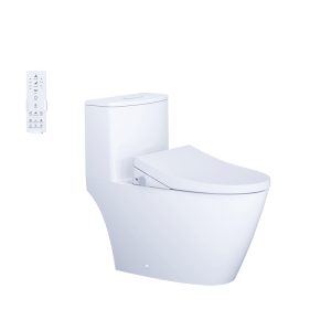 Bồn cầu 1 khối nắp điện tử Caesar C1363F/TAF512H