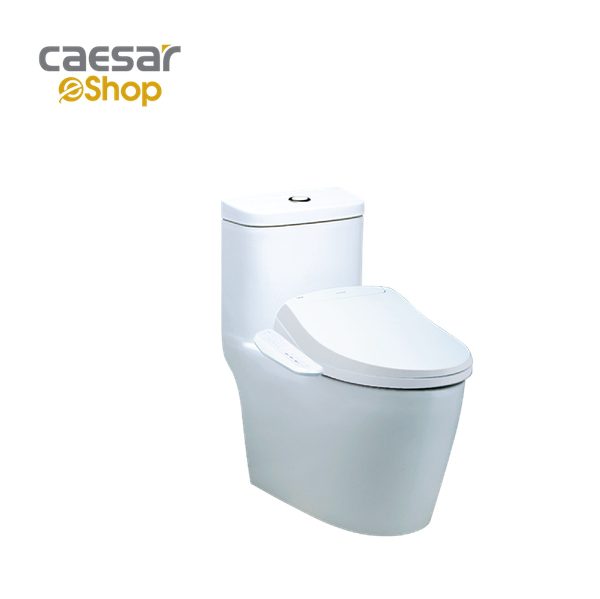 Bồn cầu 1 khối nắp điện tử Caesar C1364F/TAF400H