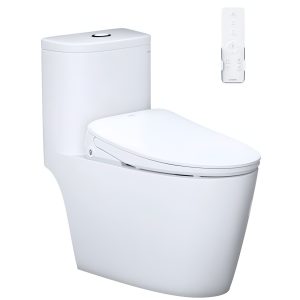 Bồn cầu 1 khối nắp điện tử Caesar C1364F/TAF710H