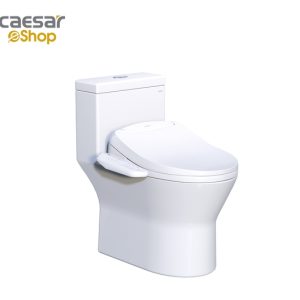 Bồn cầu 1 khối nắp điện tử Caesar C1374F/TAF400H