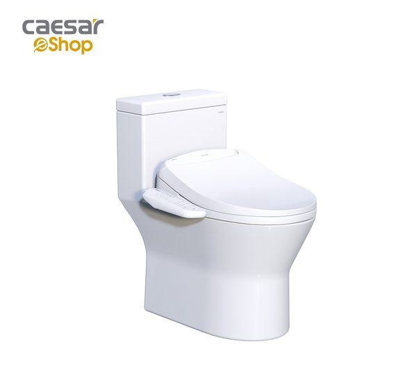Bồn cầu 1 khối nắp điện tử Caesar C1374F/TAF400H