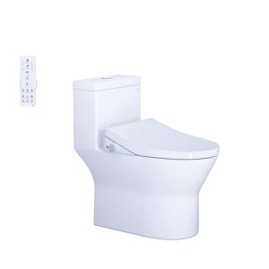 Bồn cầu 1 khối nắp điện tử Caesar C1374F/TAF512H