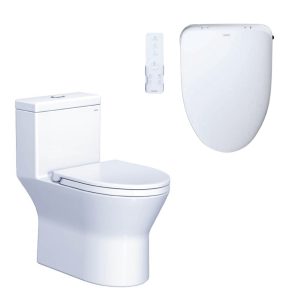 Bồn cầu 1 khối nắp điện tử Caesar C1374F/TAF710H