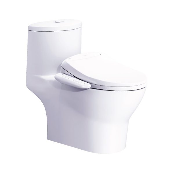 Bồn cầu 1 khối nắp điện tử Caesar C1375F/TAF400H