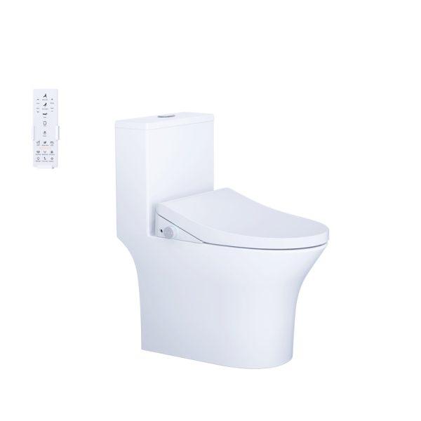 Bồn cầu 1 khối nắp điện tử Caesar C1391F/TAF512H