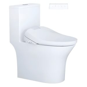 Bồn cầu 1 khối nắp điện tử Caesar C1391F/TAF610H