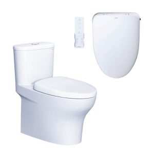 Bồn cầu 1 khối nắp điện tử Caesar C1391F/TAF710H