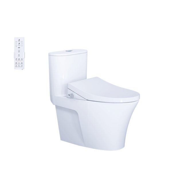 Bồn cầu 1 khối nắp điện tử Caesar C1395F/TAF512H