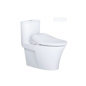 Bồn cầu 1 khối nắp điện tử Caesar C1395F/TAF610H