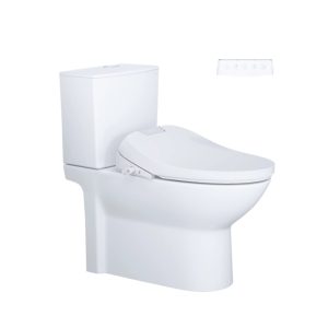 Bồn cầu 2 khối nắp điện tử Caesar CD1340/TAF610H