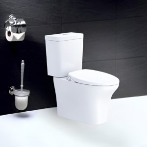 Bồn cầu 2 khối Caesar nắp cơ CD1341/TAF060