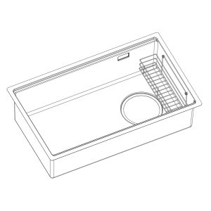 Chậu rửa bát Kluger KY7545SL Basic