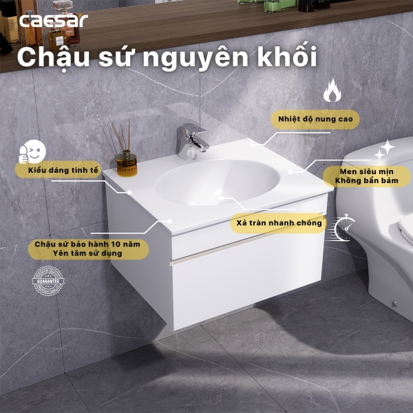 Tủ lavabo Caesar EH05024DDV