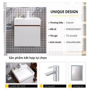 Tủ lavabo Caesar EH05253AWV