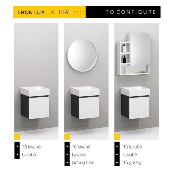Tủ lavabo Caesar EH05257ATGV