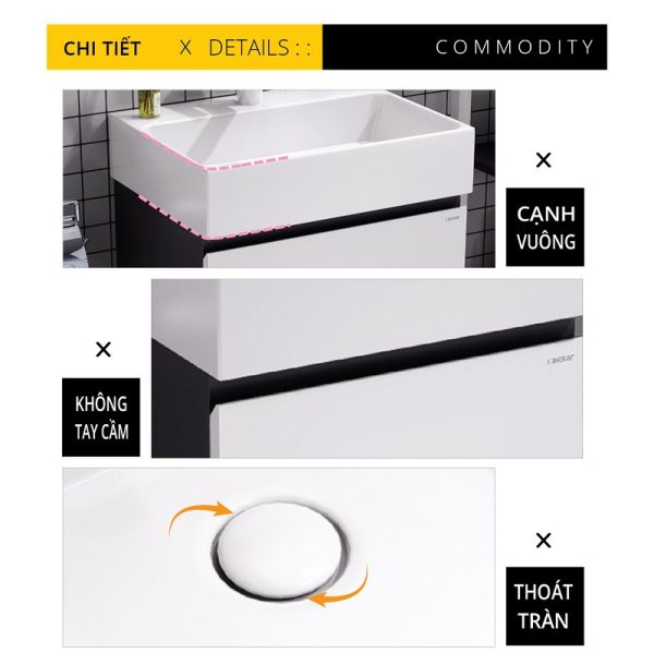 Tủ lavabo Caesar EH05259ATGV