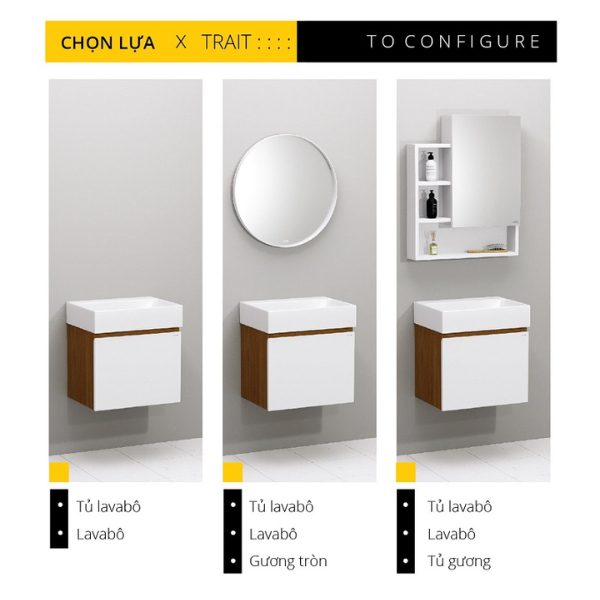 Tủ lavabo Caesar EH05259AWV