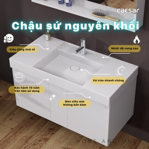 Tủ lavabo Caesar EH05386AV