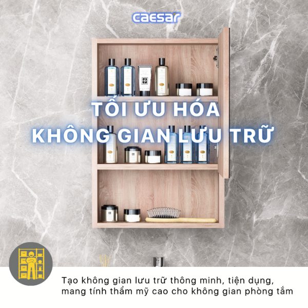 Tủ gương Caesar EM0145W