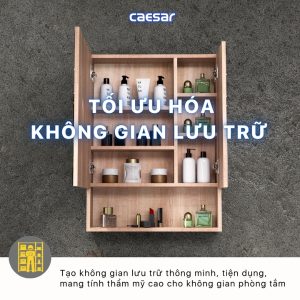 Tủ gương Caesar EM1160W7V