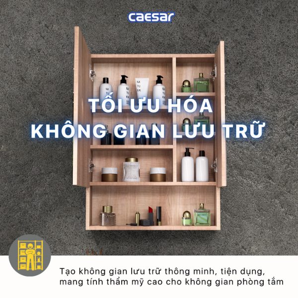 Tủ gương Caesar EM1160W7V