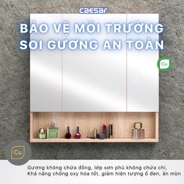 Tủ gương Caesar EM1180W7V