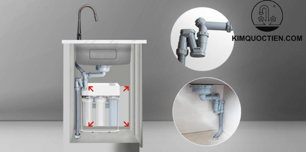 Hệ thống Siphon Z SLIM thế hệ mới được thiết kế kiểu chữ Z cách điệu, giảm chiều cao ống thoát nước, tối đa không gian lưu trữ bên dưới chậu.