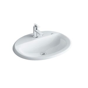Chậu rửa lavabo âm bàn INAX L-2395VEC