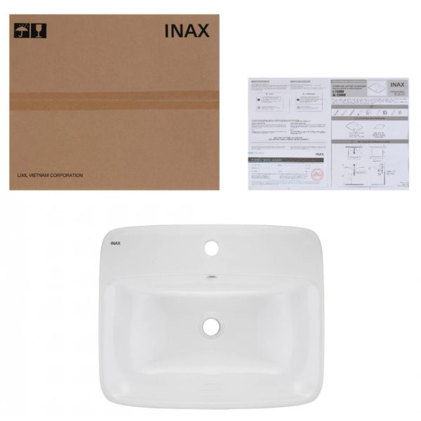 Chậu rửa lavabo đặt bàn INAX L-2398VFC