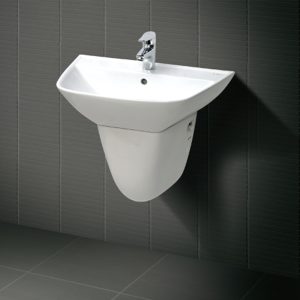Chậu lavabo Inax L-297VEC treo tường