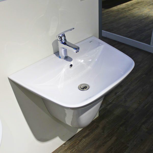 Chậu lavabo Inax L-297VFC treo tường
