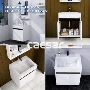 Bộ tủ lavabo Caesar LF5017/EH15017AV