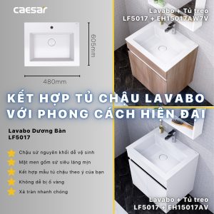 Bộ tủ lavabo Caesar LF5017/EH15017AV