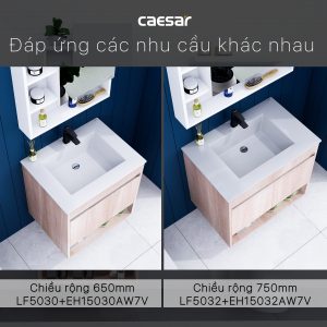 Bộ tủ lavabo Caesar LF5030/EH15030AW7V