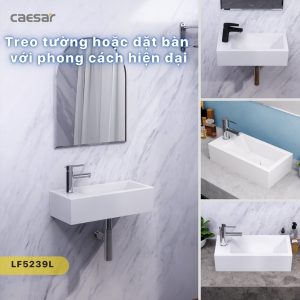 Lavabo Caesar đặt trên bàn LF5239L