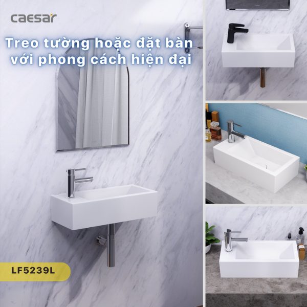 Lavabo Caesar đặt trên bàn LF5239L
