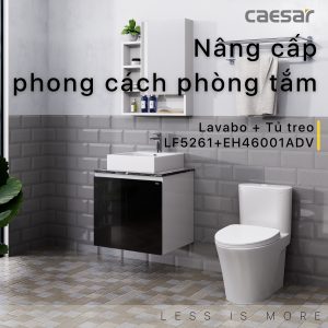 Bộ tủ lavabo Caesar LF5261/EH46001ADV