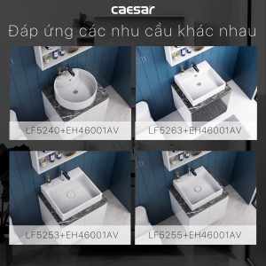 Bộ tủ lavabo Caesar LF5261/EH46001AV