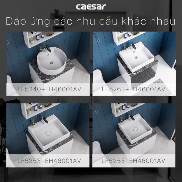 Bộ tủ lavabo Caesar LF5261/EH46001AV