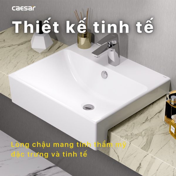 Lavabo Caesar dương bàn LF5301