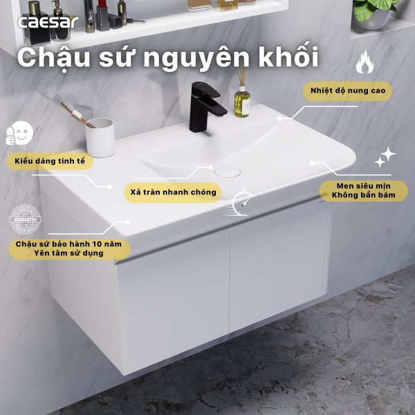 Bộ tủ lavabo Caesar LF5374/EH05374AV