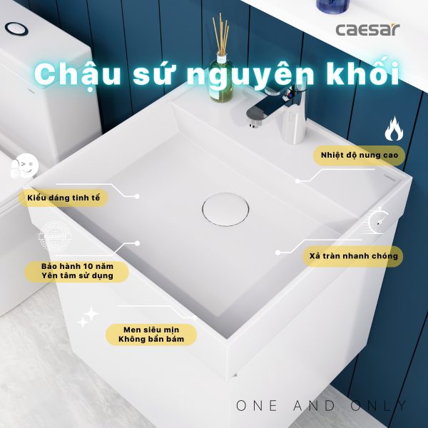 Bộ tủ lavabo Caesar LF5380/EH05380AV