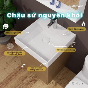 Bộ tủ lavabo Caesar LF5380/EH05380DWV