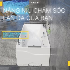 Bồn tắm massage Caesar chân yếm MT0870L(R)