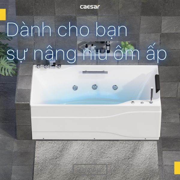Bồn tắm massage Caesar chân yếm MT0870L(R)