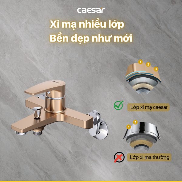Sen tắm Caesar nóng lạnh S393CG
