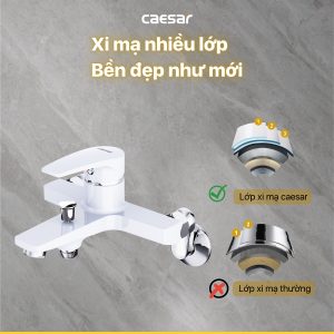 Sen tắm Caesar nóng lạnh S393CW