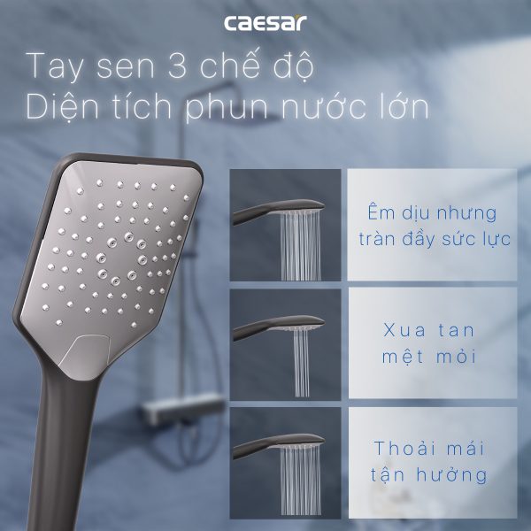 Sen tắm cây nhiệt độ Caesar tự động S788CB