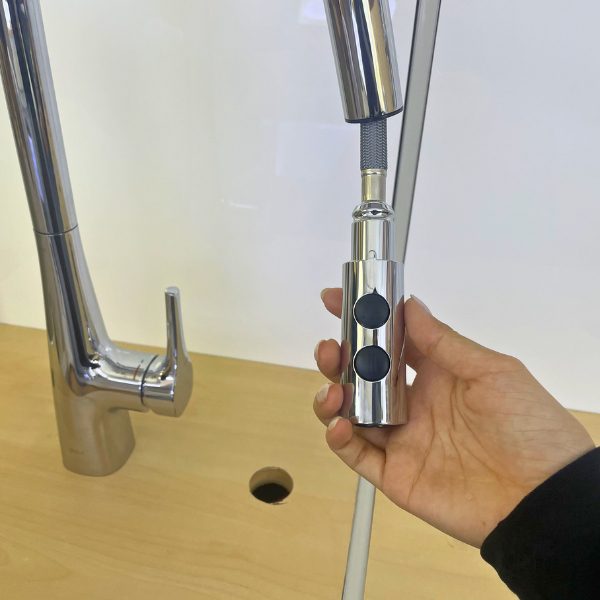 Vòi bếp Inax SFV-900SX dây rút nóng lạnh