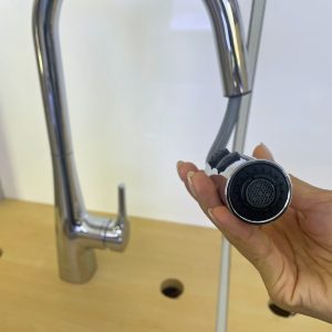 Vòi bếp Inax SFV-900SX dây rút nóng lạnh